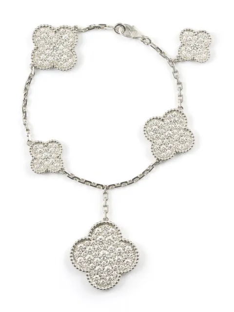 Van Cleef & Arpels pulsera Magic Alhambra en oro blanco de 18kt