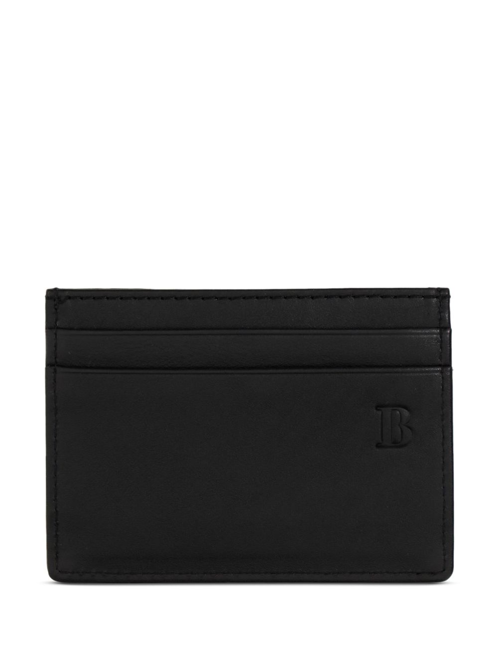 Boggi Milano leather card holder - Black