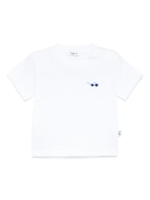 Il Gufo playera con motivo bordado