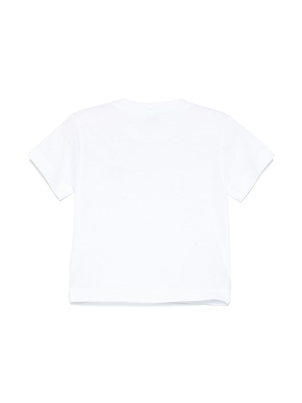 Il Gufo Jersey T-shirt met geborduurd patroon - Wit