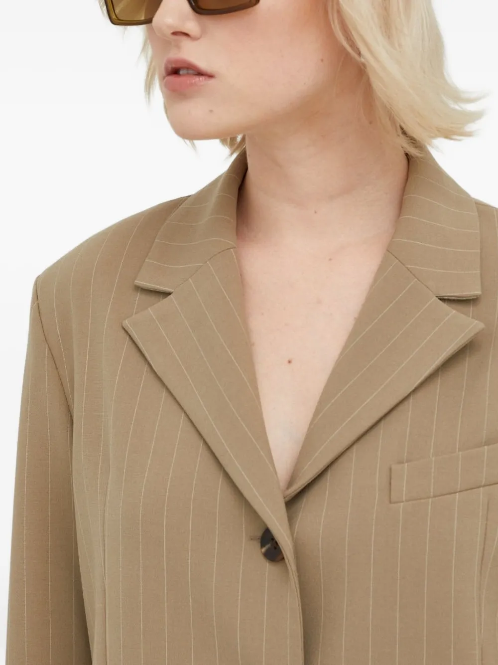 SAMSOE SAMSOE pinstripe single-breasted blazer | Blazers | Image 2