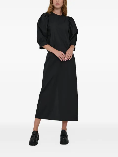 SAMSOE SAMSOE puff-sleeve midi dress