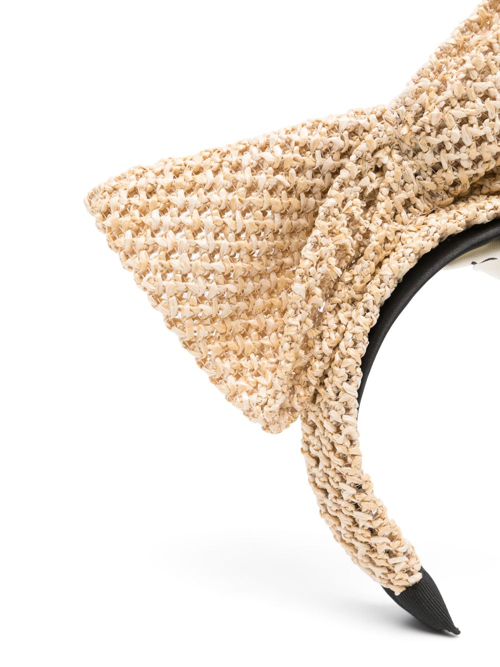 Simonetta bow-detail head band - Neutrals