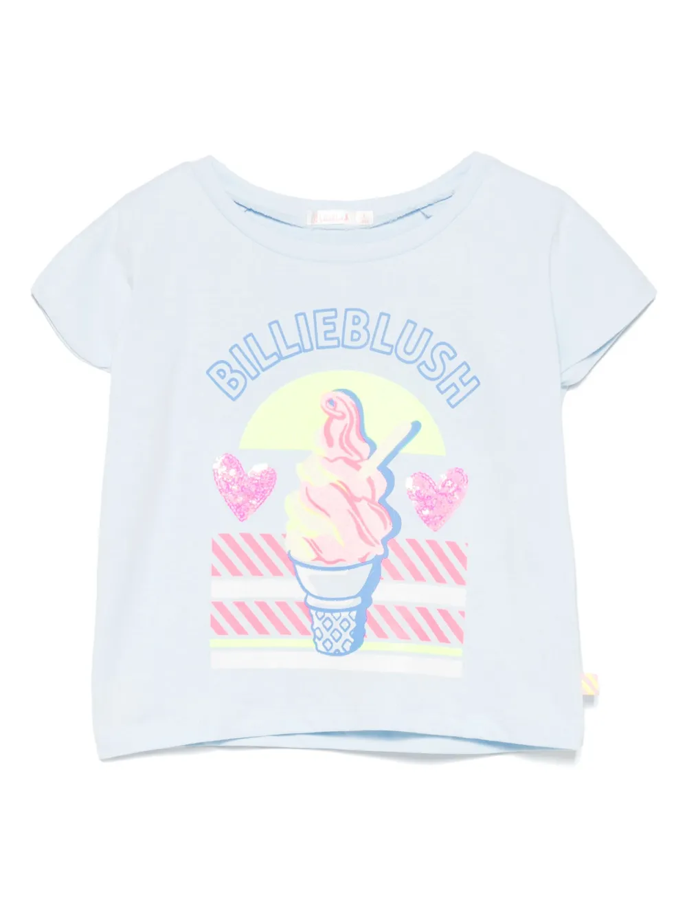 Billieblush ice-cream print T-shirt - Blue