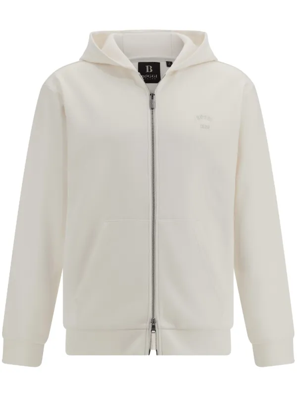 Boggi Milano full-zip Hoodie Neutrals FARFETCH BH
