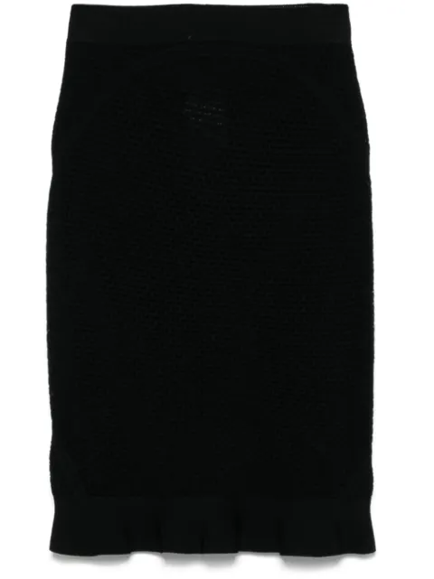 TOM FORD crochet-knit skirt
