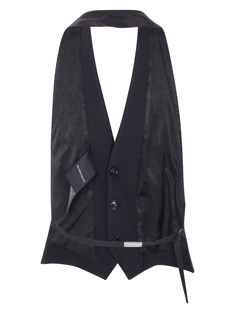 Ann Demeulemeester Marina waistcoat - Zwart