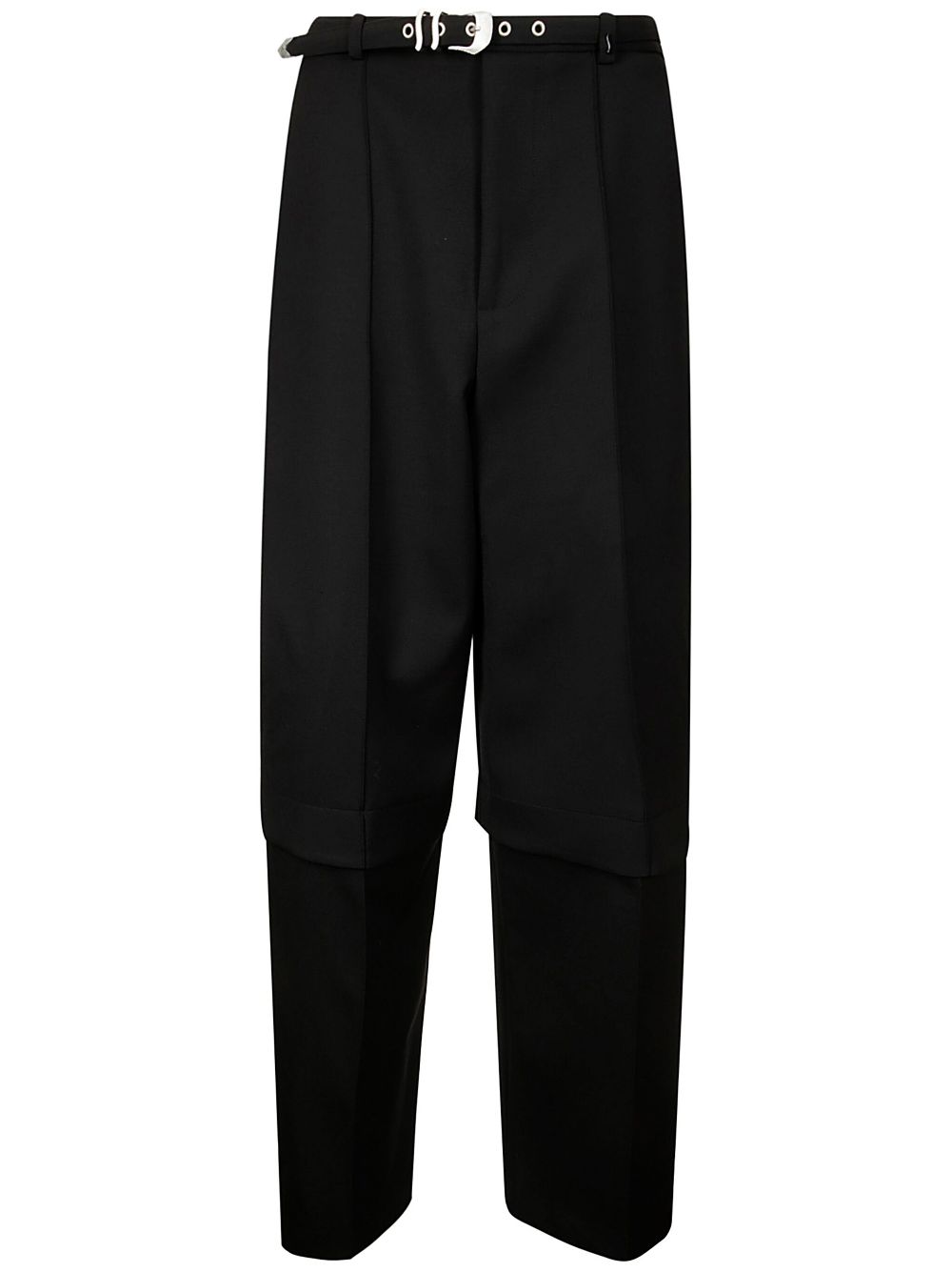 Ssheena straight-leg trousers - Black