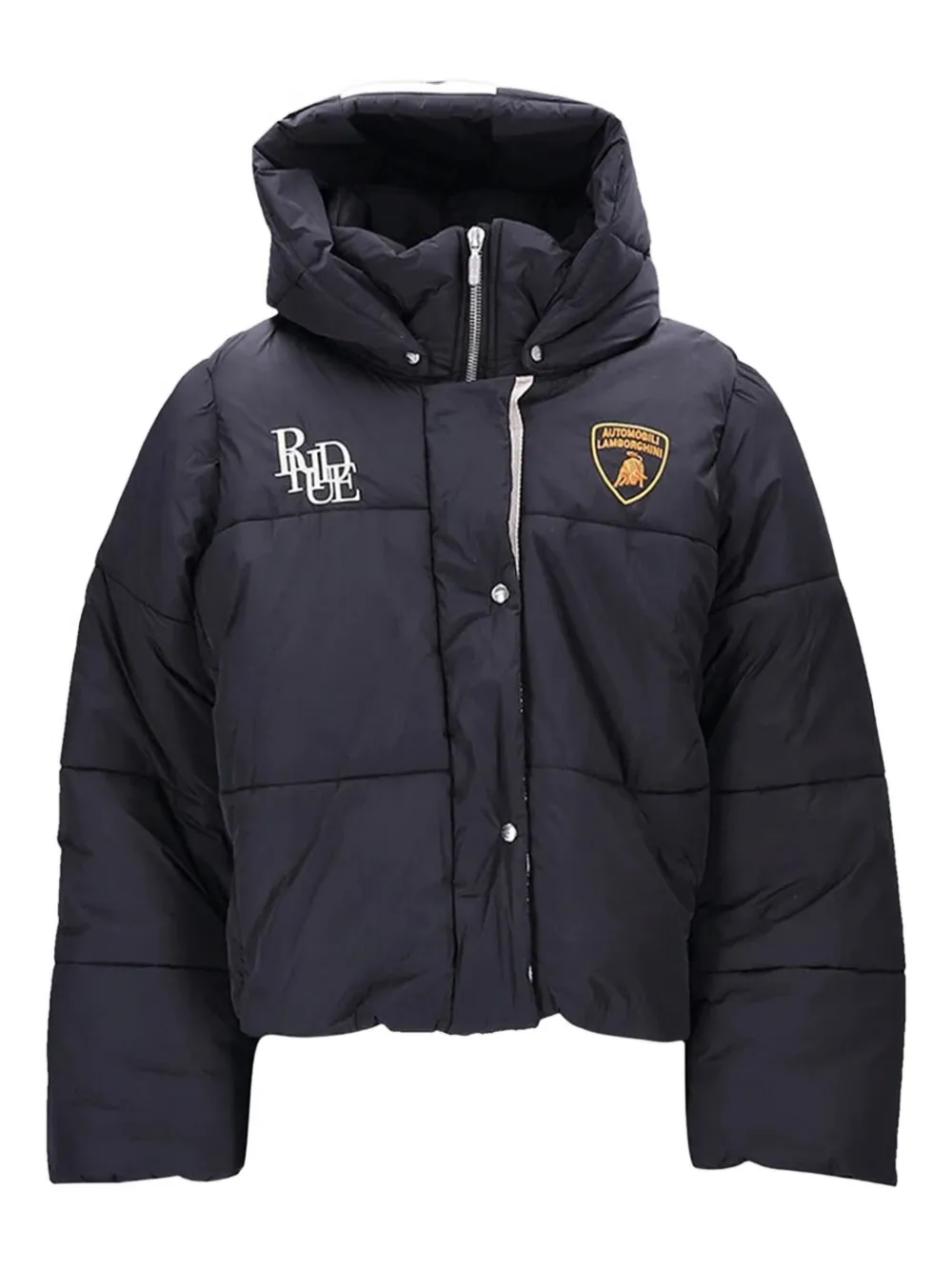 x Automobili Lamborghini logo padded jacket
