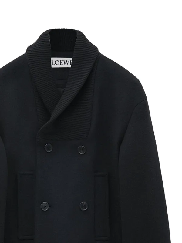 LOEWE ダブルコート | ブラック | FARFETCH JP