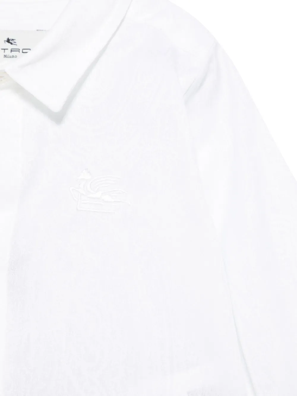 ETRO KIDS Shirt met paisley-print Wit