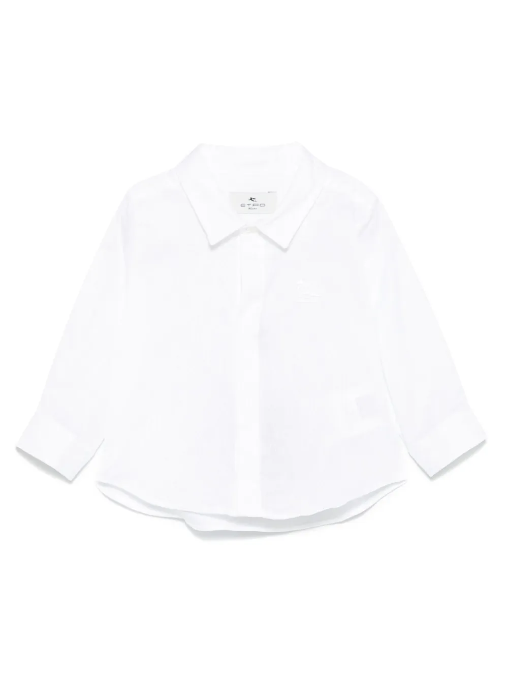 ETRO KIDS Shirt met paisley-print Wit