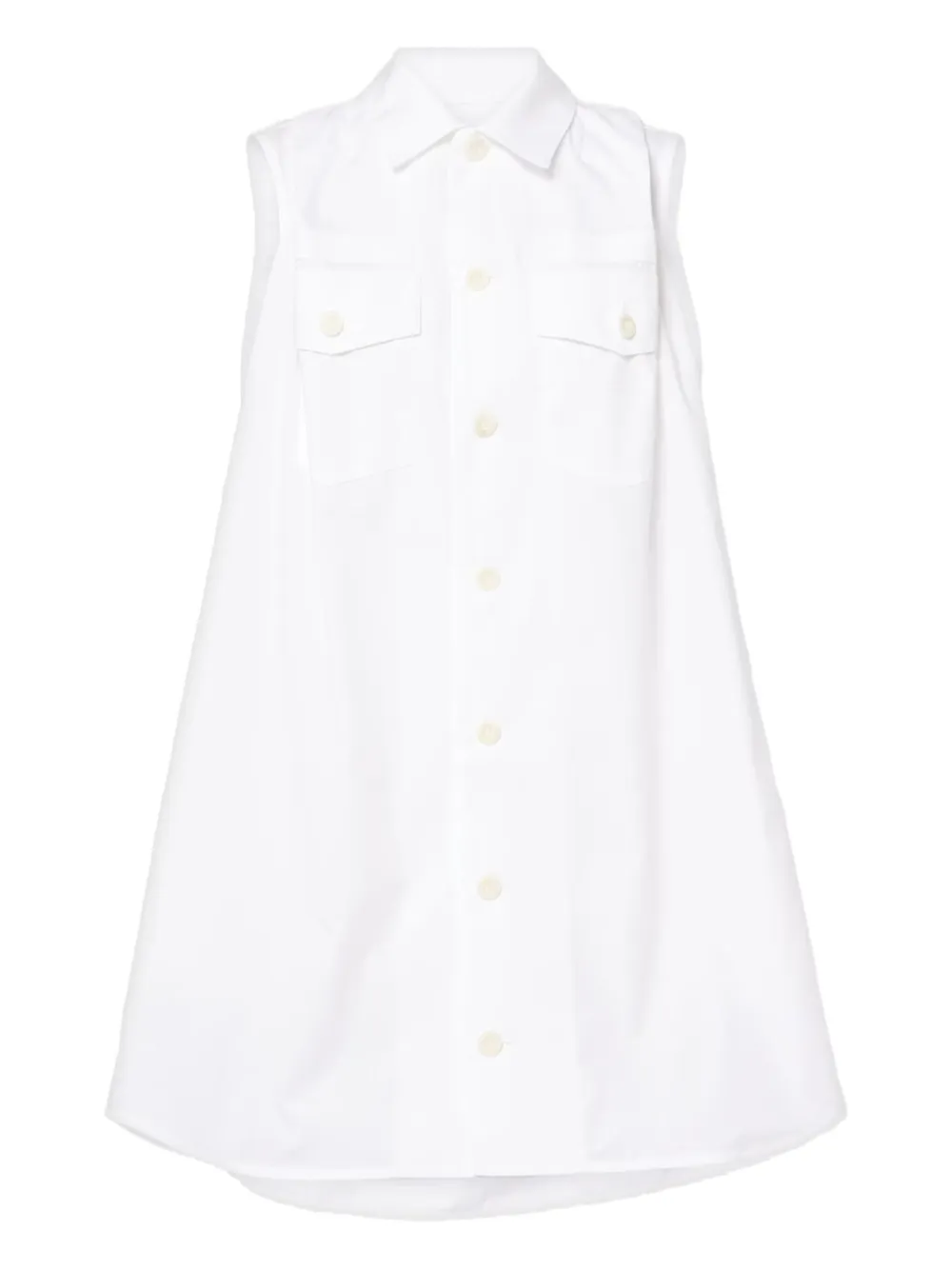 sleeveless pocket mini dress