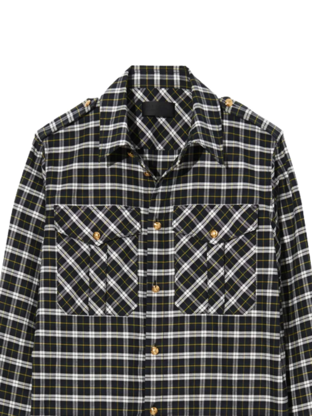 Checked Buttoned Shirt
