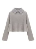 LOEWE mohair-blend sweater - Grey