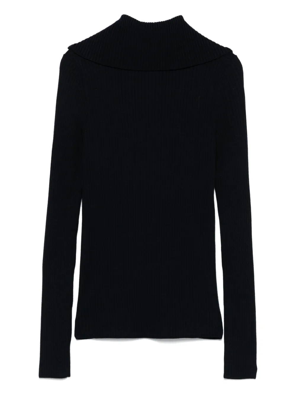 Akris Punto Geribbelde sweater - Blauw