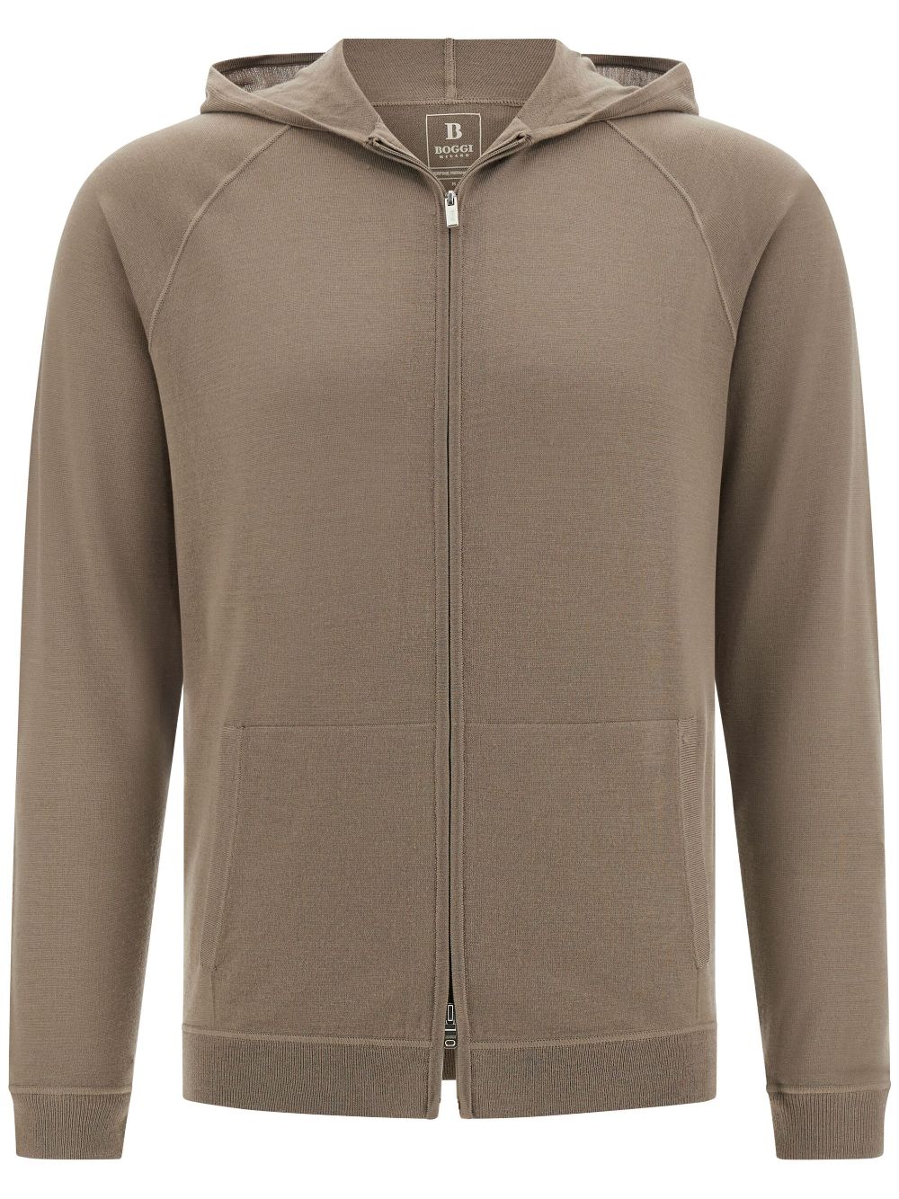 Boggi Milano full zip sweater - Brown