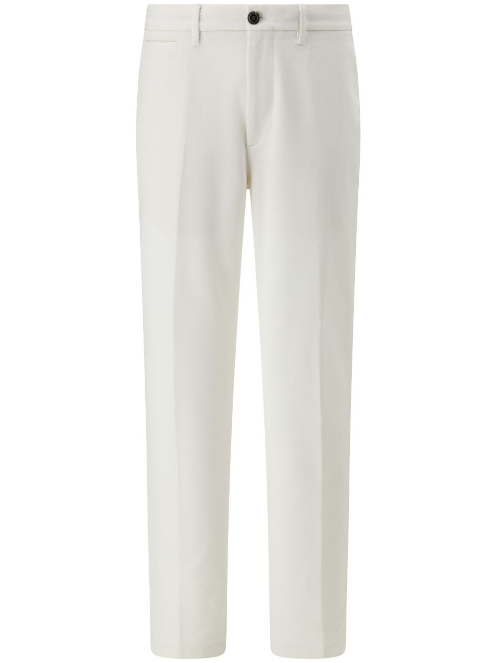 Boggi Milano stretch-cotton trousers - White