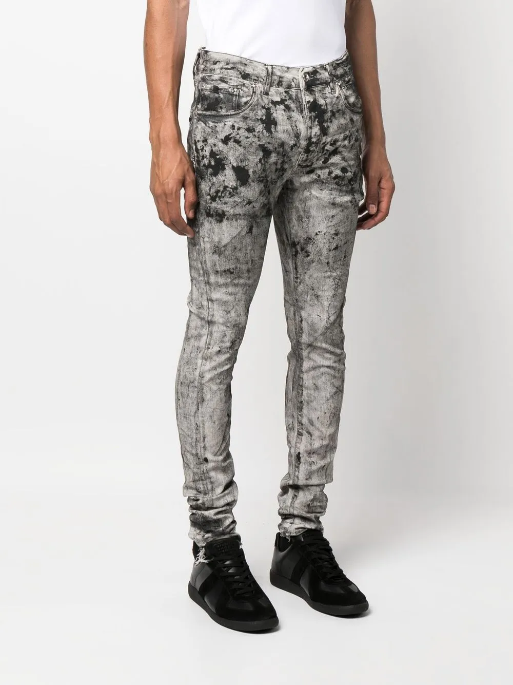 Purple Brand Jeans skinny con effetto vernice | Denim | Image 3
