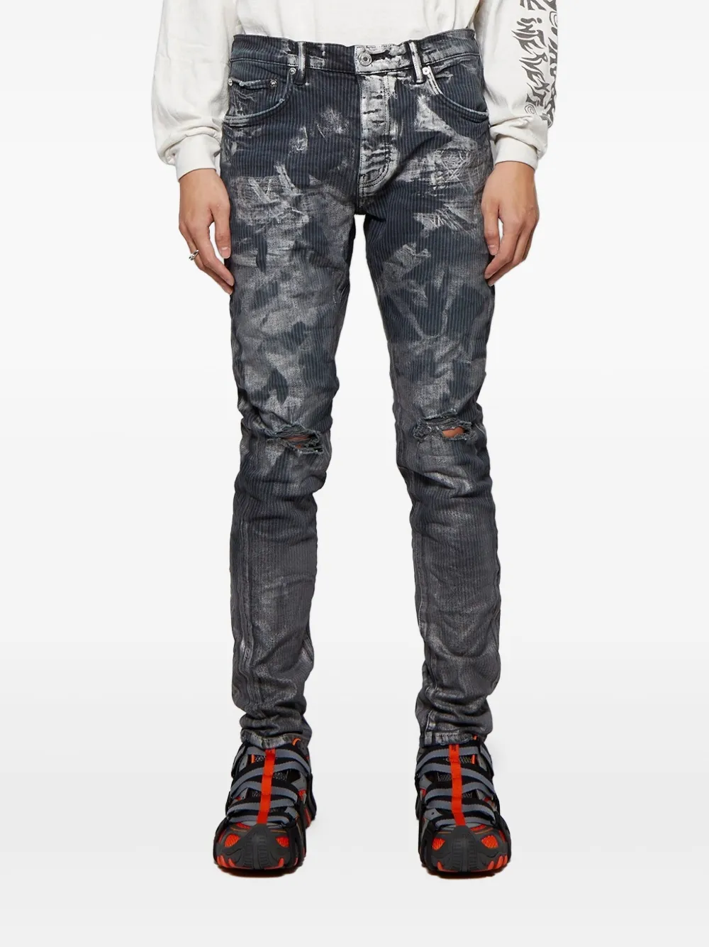 Purple Brand Hickory Overdye jeans Grijs