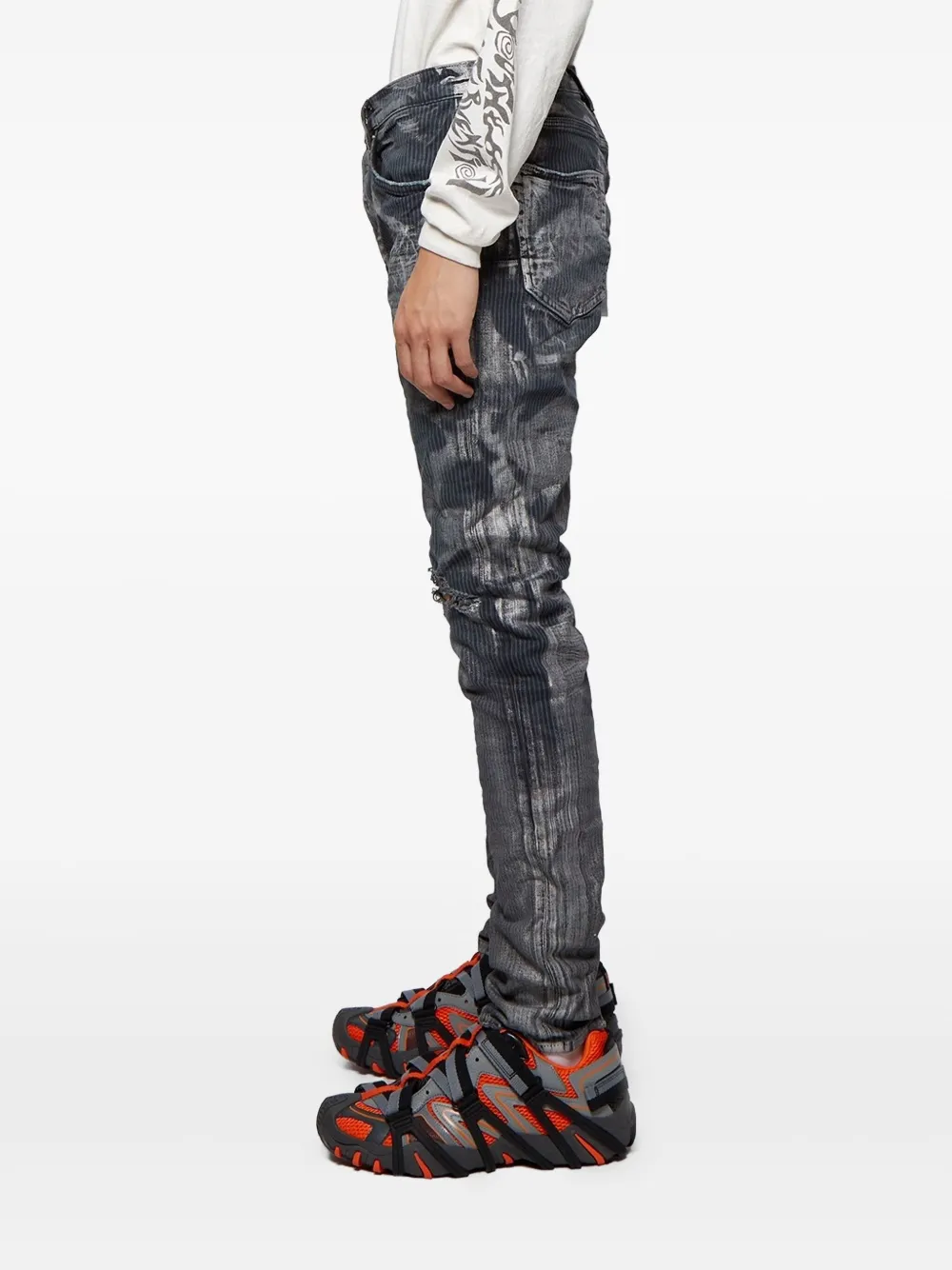 Purple Brand Hickory Overdye jeans Grijs