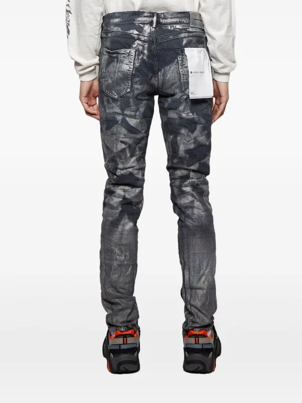 【oan】(Unisex) Deep Grayish Denim Pants Purple Brand Hickory Overdye Jeans | Grey | FARFETCH