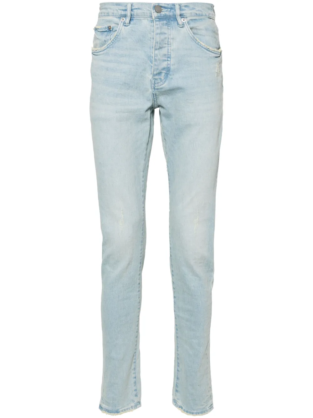 Purple Brand Jeans skinny P001 a vita bassa - Blu