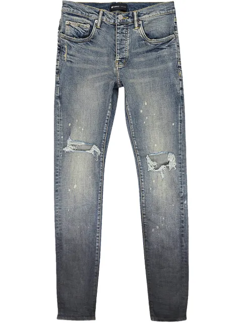 Purple Brand jean 'Black' à ourlets contrastants