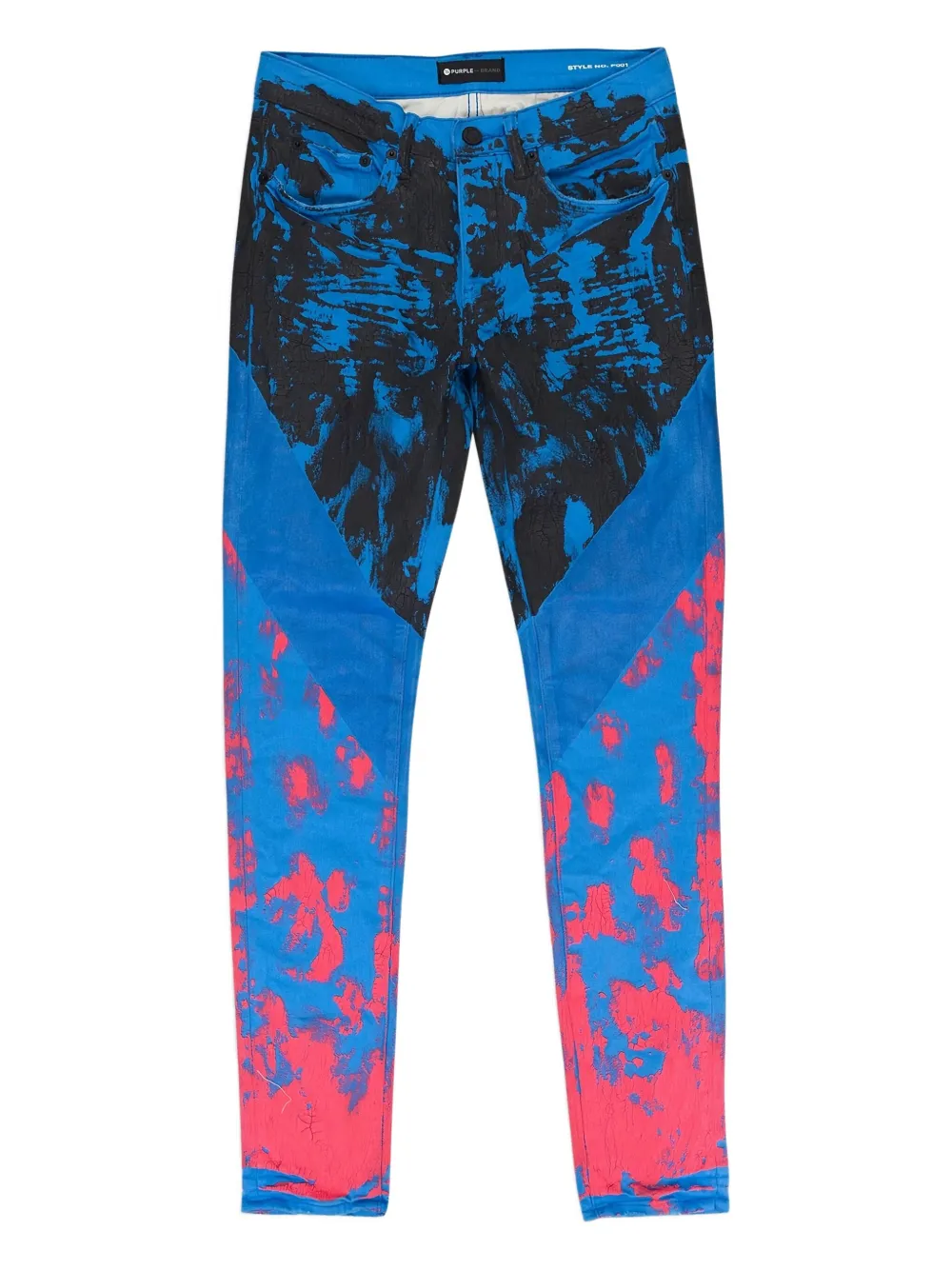 Purple Brand Skinny jeans Blauw