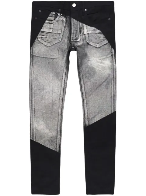 Purple Brand jeans con paneles en contraste