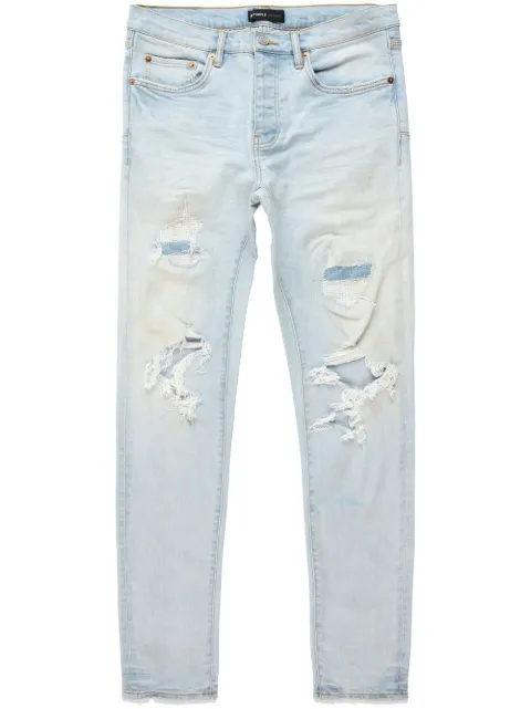 Purple Brand jeans con detalles rasgados