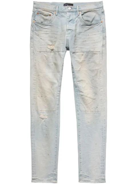 Purple Brand LIGHT BLEACHED INDIGO W FRONT INSERT "Blue"