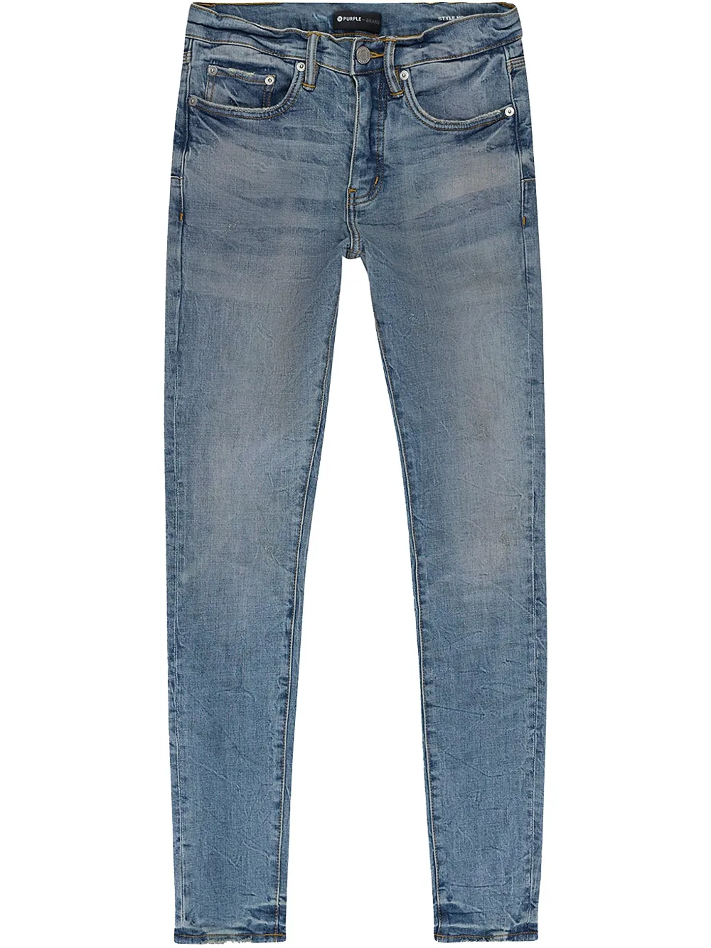 Purple Brand "Blue" jeans met gekreukt effect Blauw