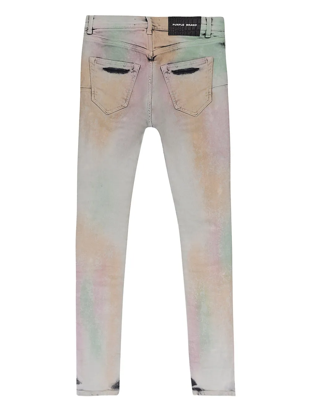 Purple Brand P001 Muted Acid Camo straight jeans - Grijs