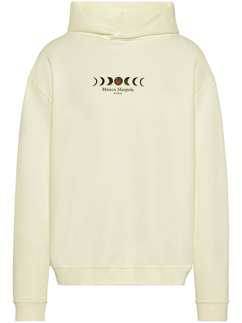 Maison Margiela logo-print hoodie - Neutrals