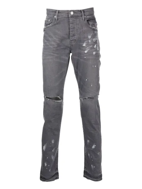 Purple Brand WORN GREY KNEE SLIT "Grey"