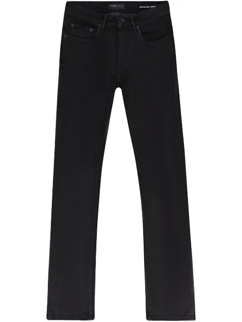 Purple Brand P004 Resin Flare "Black" straight jeans
