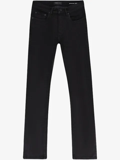 Purple Brand P004 Resin Flare "Black" straight jeans