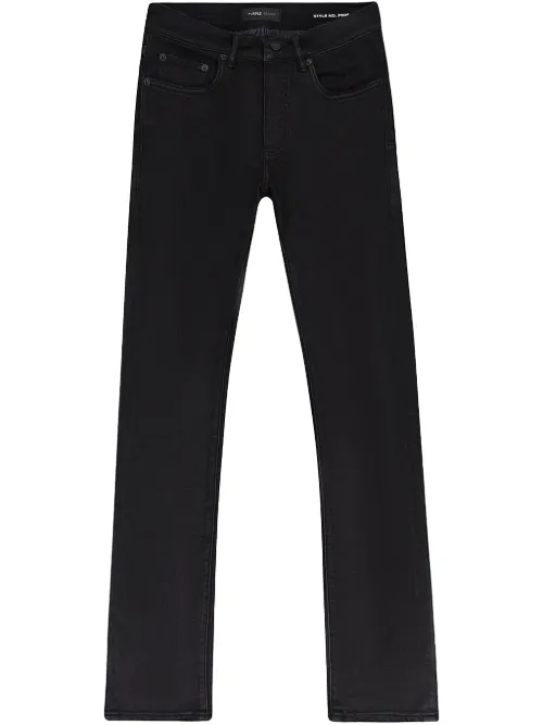 Jean P004 Resin Flare 'Black' à coupe droite - Purple Brand - Modalova