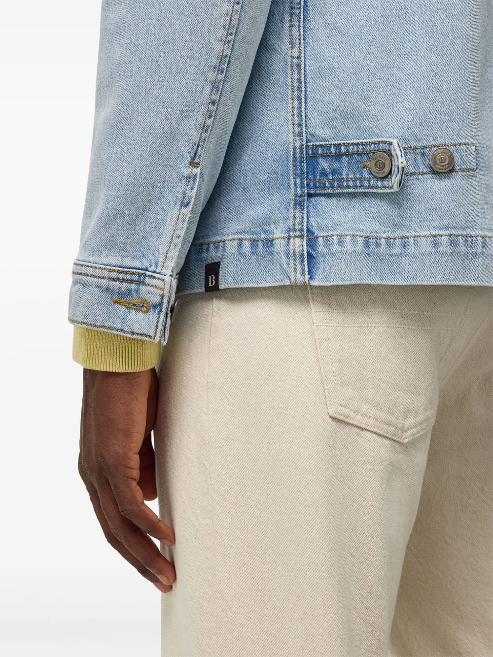 Boggi Milano Denim shirtjack Blauw