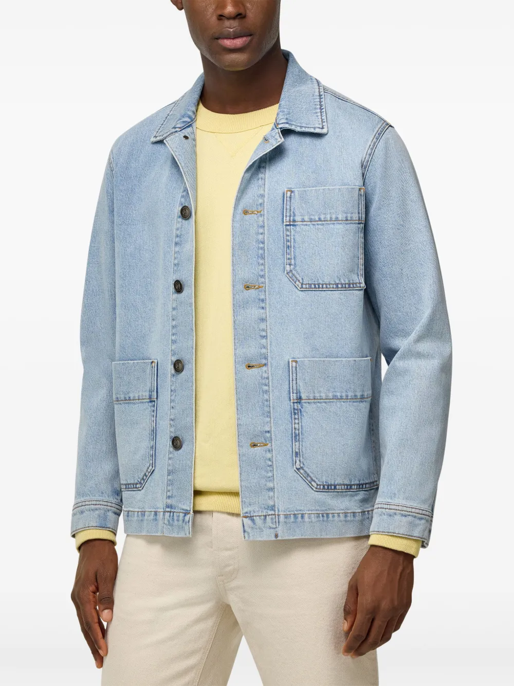 Boggi Milano denim shirt jacket