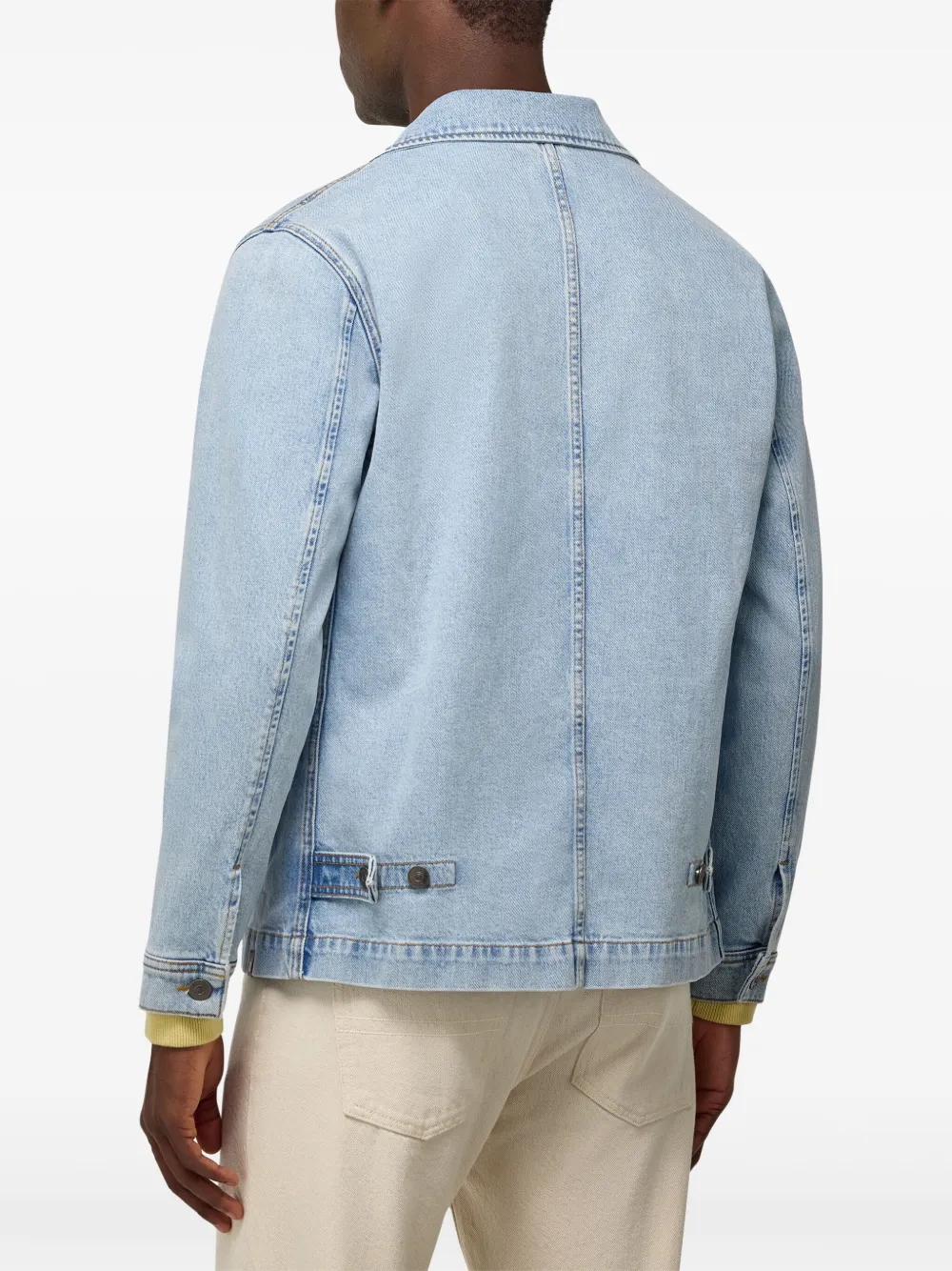 Boggi Milano Denim shirtjack Blauw