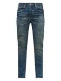 Purple Brand logo-patch jeans - Blue