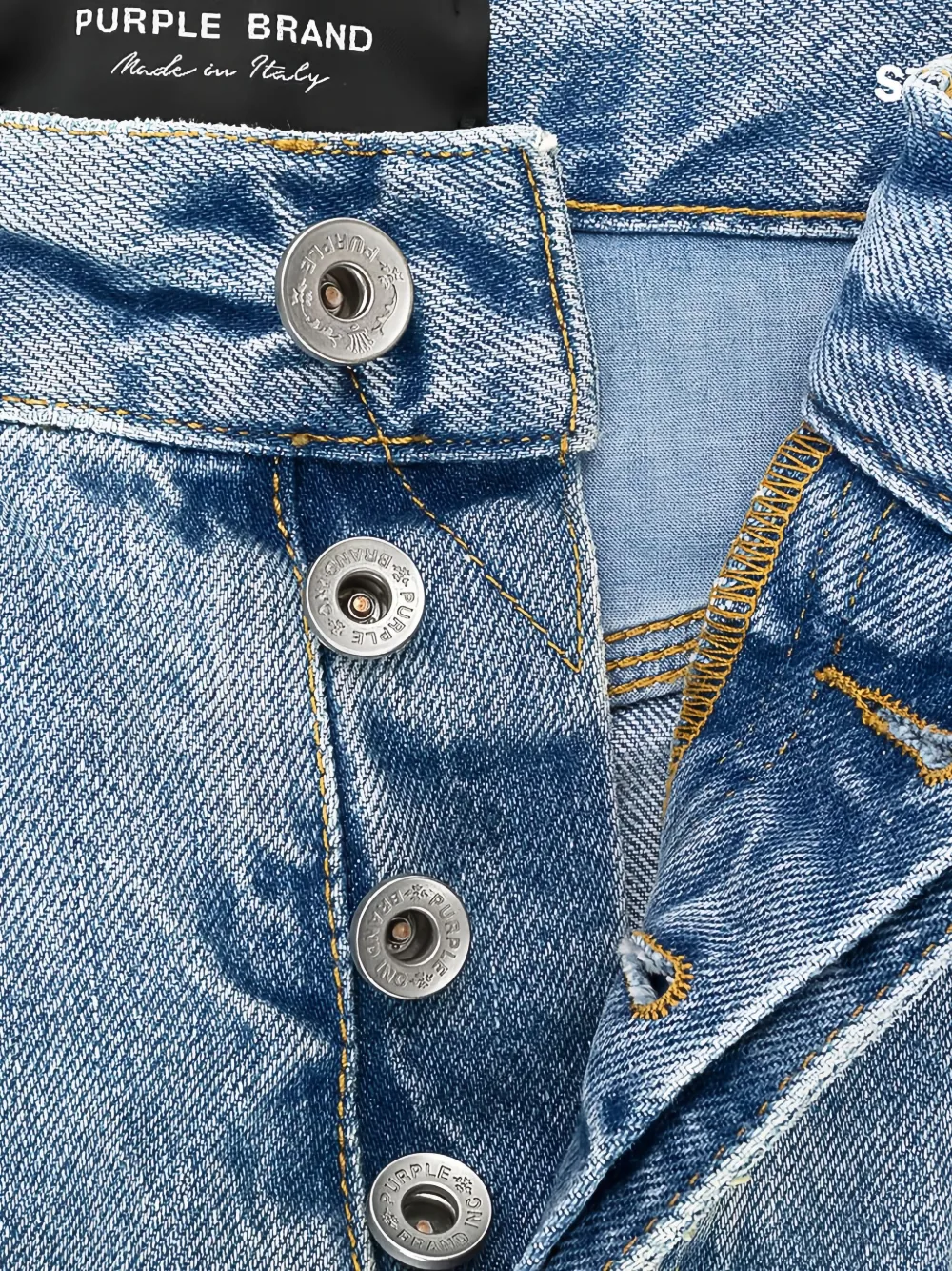 Purple Brand Crystal-embellished Jeans