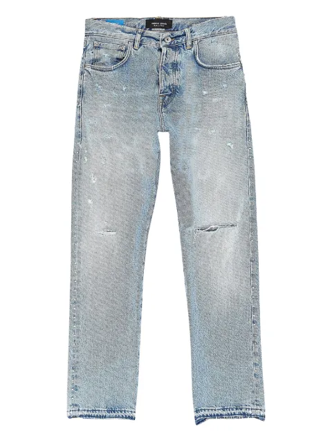 Purple Brand jeans con detalles de cristal
