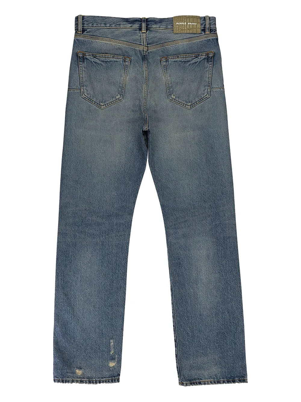 Purple Brand P011 Thrashed Mid "Blue" jeans - Blauw