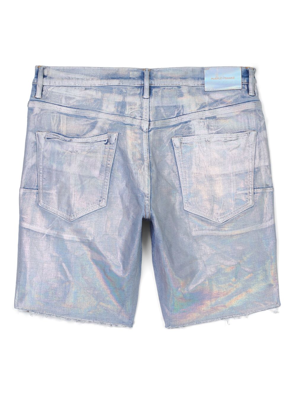 Purple Brand Denim shorts - LIGHT INDIGO IRIDESCENT PEARL