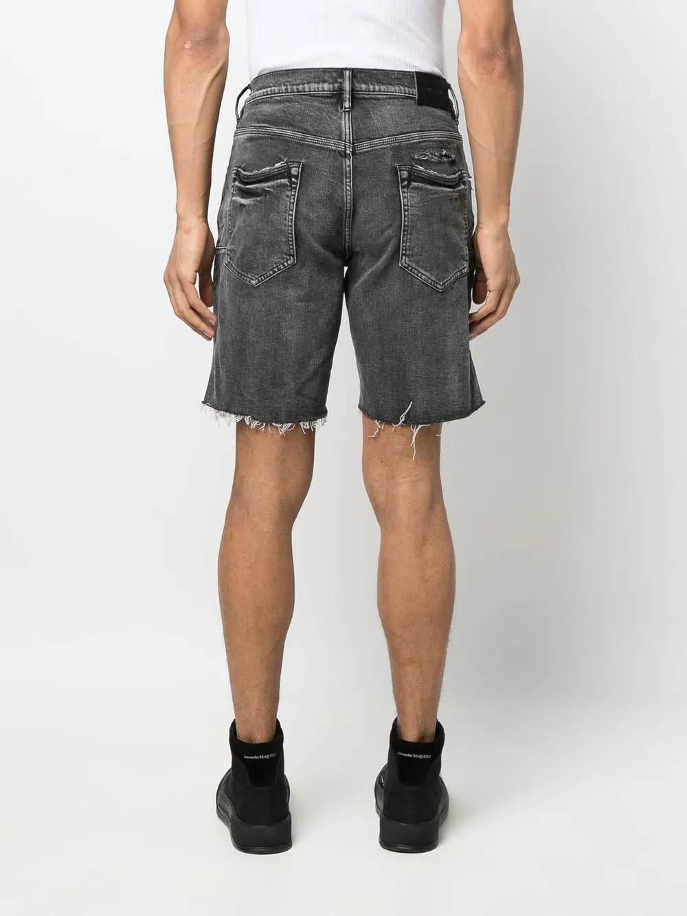 Purple Brand Denim shorts Zwart