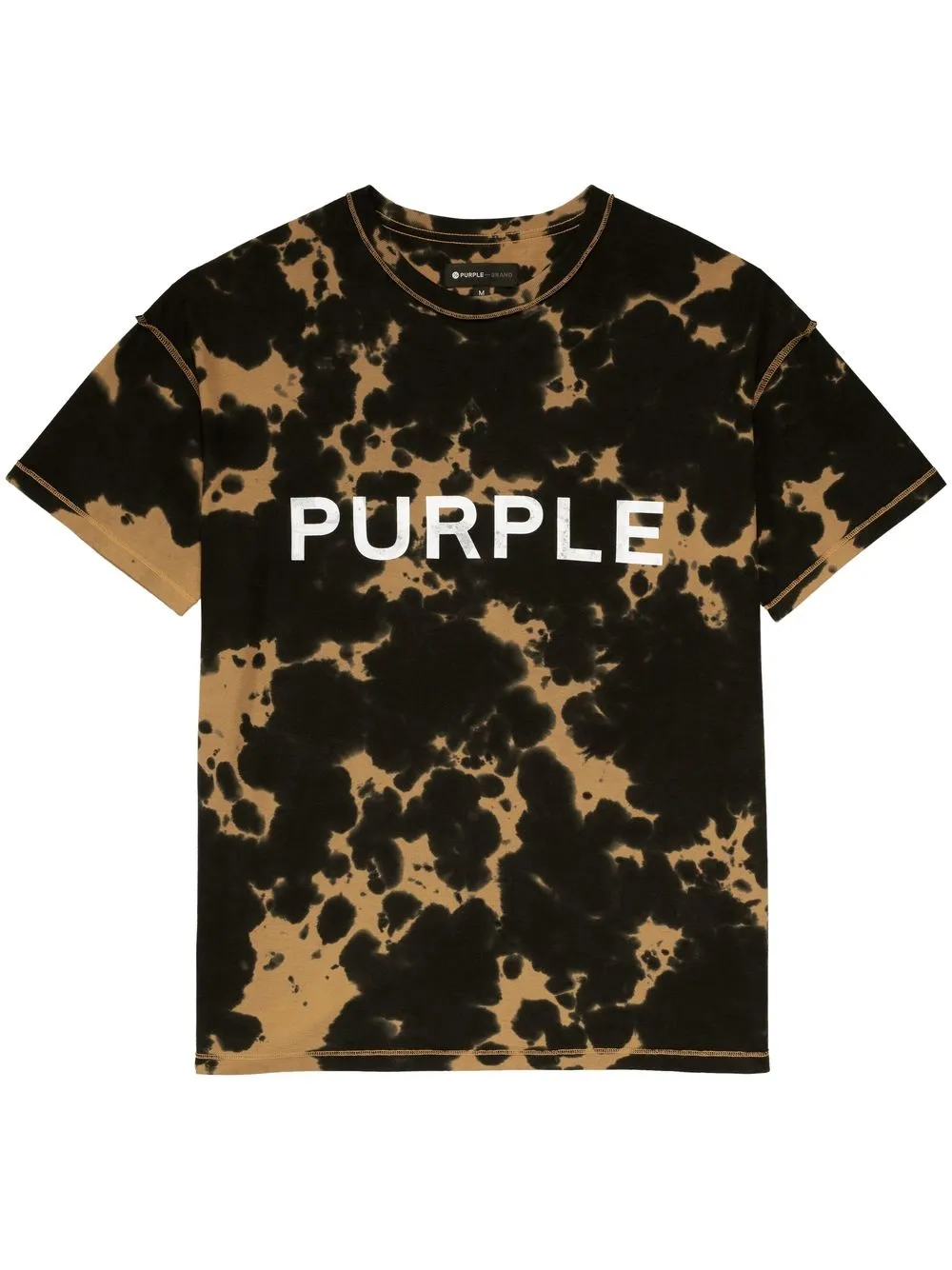 Purple Brand T-shirt met print Zwart