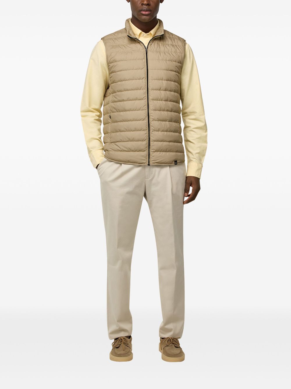 Boggi Milano down gilet - Neutrals